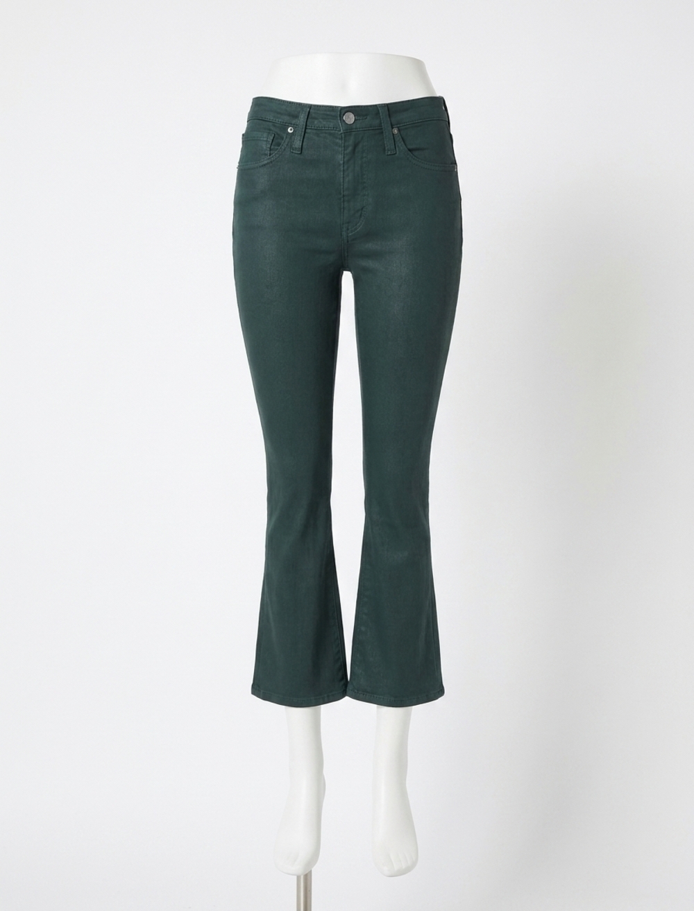 NEW AG JEANS farrah boot crop jean in hidden pine